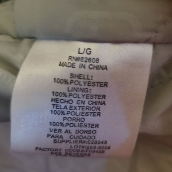 Free Country Pink White Detachable Hood Winter Ski Jacket Size L - Picture 6 of 8